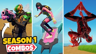 TOP 10 Combos for CHAPTER 3 SEASON 1 Battle Pass Skins  Fortnite [upl. by Anelak408]