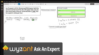 Use dimensional analysis to convert meters per second to miles per hour [upl. by Kcolttam998]