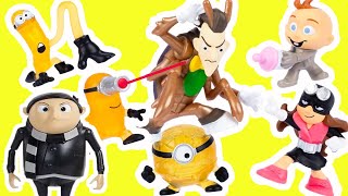 Despicable Me 4 Movie Advent Calendar Mega Battle with Gru Poppy and Minions [upl. by Steffane]