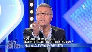 Yannick Noah provoque la colère de Marine Le Pen  LEmission pour Tous  04032014  EPTS [upl. by Nattirb61]