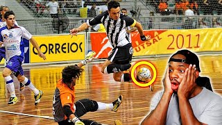 FIRST TIME REACTING TO FALCAO FUTSAL QUANDO O FALCÃO HUMILHAVA [upl. by Eenimod]