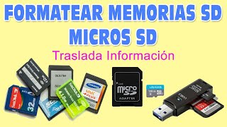 Formatear Memorias SD y micro SD como Guardar Informacion desde PC Computacion Basica [upl. by Cut]