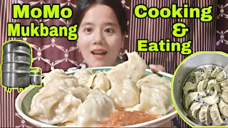 MUKBANG  Cooking amp Eating lots of Momo  Twins Monpa Girls  Twin Sisters [upl. by Frisse]