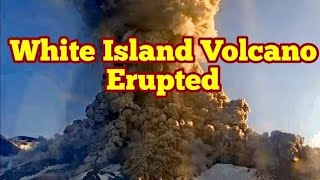 White Island Eruption Alert Level Raised New Zealand IndoPacific Ring Of Fire [upl. by Anwahsit]