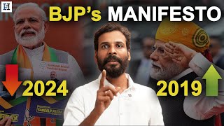 BJP Manifesto 2024 vs 2019  Detailed Analysis by Arun Manickam  Southern Herald [upl. by Ardnait554]