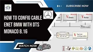 How to config Cable ENET BMW with DTS Monaco 8 16 [upl. by Donelu]