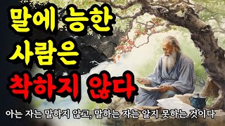 아는 자는 말하지 않고 말하는 자는 알지 못한다  명심보감 채근담 탈무드 플라톤  말에 능한 사람은 착하지 않다 [upl. by Nohsram]