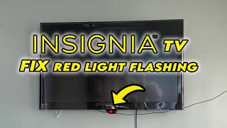 Insignia TV  How to Fix Red Light Flashing [upl. by Cutty457]