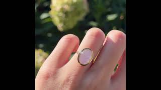 Vintage ring met jade edelsteen  Lila Lavender van Sieradenmeisje [upl. by Haorbed]