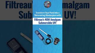 Transform Your Pond into a Shimmering Masterpiece with Filtreaus 40W Amalgam Submersible UV [upl. by Idleman]