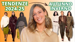 TENDENZE MODA AUTUNNO INVERNO 20242025 [upl. by Valerle419]