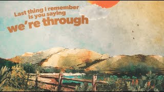 Pecos amp The Rooftops  Last Thing I Remember Official Lyric Video [upl. by Bille256]