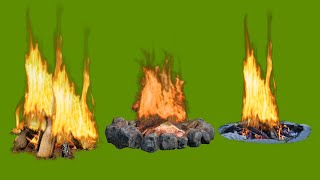 BonFire Green ScreenFire Green ScreenFire Flame Green Screen HDFree Downlode [upl. by Ysdnyl]