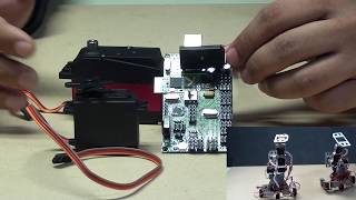 Robokits Arduino Uno based 18 Servo Controller board  An Introduction [upl. by Dranyam]