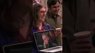 Stephen Hawking Sings Happy Birthday  The Big Bang Theory shorts [upl. by Animrac]