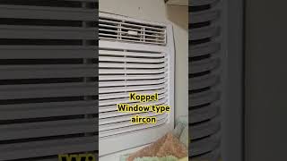 koppel window type aircon airconditioning ac kopppel [upl. by Thrasher]