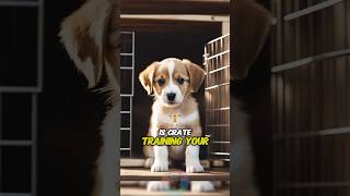 Is crate training your dog a good idea shorts dog doglover pets cratetraining [upl. by Melc196]