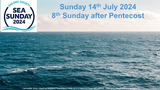 Carnoustie Trinity Church of Scotland Sunday 14th July 2024 SEA SUNDAY [upl. by Niletac699]