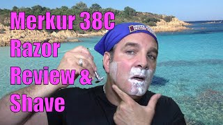 Merkur 38C Safety Razor Review and Shave [upl. by Anivel]