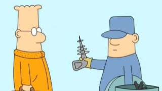 Dilbert Impossible Goal and AntiStupidious Gun Video [upl. by Caffrey]