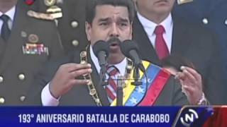 Desfile del 24 de Junio de 2014 parte 2 Discurso del Presidente Nicolás Maduro [upl. by Flor606]