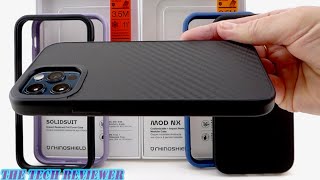 RhinoShield SolidSuit amp ModNX for iPhone 12 and 12 Pro First Look at Some Fabulous Cases [upl. by Oznarol]