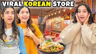 Most Viral Korean Noodle Store of Pakistan😍🍜  Kpop Band say Milay 😭🥳 Sistrology [upl. by Tranquada]