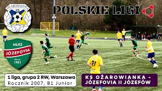 LIVE KS OŻAROWIANKA  JÓZEFOVIA II JÓZEFÓW [upl. by Oicneconi]