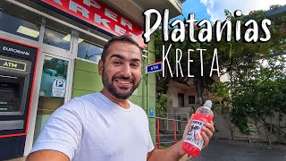 Chania Crete Platanias walking tour 4k Kreta Griechenland [upl. by Ttergram]