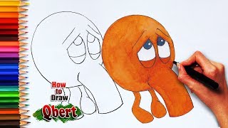 Qbert drawing from wreck it ralph  How to draw qbert  learning drawing [upl. by Ecinaj]