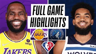 LAKERS at TIMBERWOLVES  FULL GAME HIGHLIGHTS  December 17 2021 [upl. by Oster207]