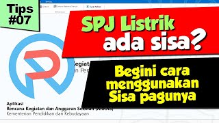 Tutorial ARKAS  Cara menggunakan sisa pagu anggaran di pergeseran  misalnya sisa anggaran listrik [upl. by Isyed]