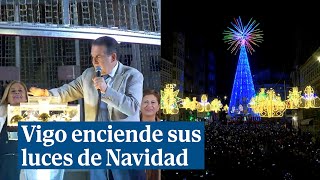 Así ha encendido Abel Caballero las luces de Navidad de Vigo [upl. by Glynnis]