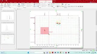 HSQC NMR process in MestReNova software [upl. by Lougheed]