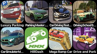 Luxury Parking Parking Master Car Driving Test Driving School Simulator Car Simulator Hill Dash [upl. by Corrine892]