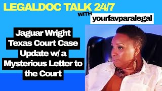 Jaguar Wright Court Docket Update with a MYSTERIOUS LETTER [upl. by Yule]