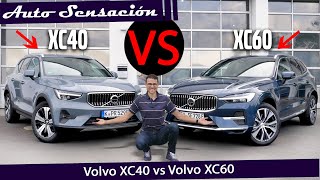 Compartativa Volvo XC40 2022 vs Volvo XC60 2022  ¿Merece la pena pagar más por el grande [upl. by Arodasi679]