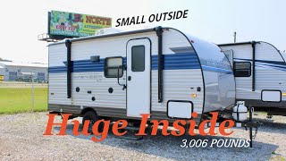 EXTREMELY SMALL Travel Trailer RV  Perfect for SUVs or small Pickups 2022 Prime Time Avenger 16BH [upl. by Spragens]