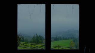 1 hour ASMR Rain behind the window Regengeräusche ASMR de pluie Sonidos de lluvia ASMRの雨音 ASMR雨声 [upl. by Browne296]