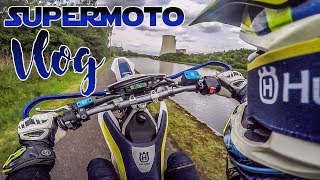 SUPERMOTO VLOG  ON REMONTE EN SELLE APRÈS LA CHUTE [upl. by Bennir]