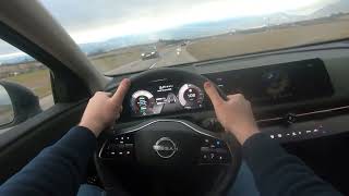 2023 Nissan Ariya Evolve 4WD  300 PS POV test drive [upl. by Meaghan]