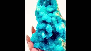 Did you know Shattuckite can spark electricity shattuckite bluechalcedony rocks crystals rock [upl. by Arata]