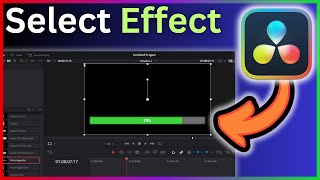 Select Effect In Davinci Resolve  Step By Step Guide [upl. by Parrish]