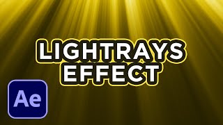 Animated 3D Light Rays in After Effects  Tutorial [upl. by Aerdnak]