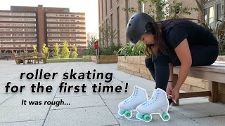 I tried roller skates for the FIRST TIME and this is what happened  see description for why [upl. by Lsil]