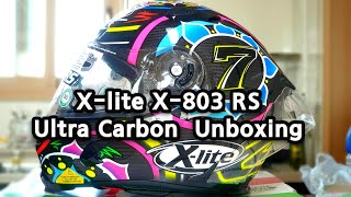 Xlite 803  X803 RS ULTRA CARBON REVIEW  엑스라이트 803 헬멧 개봉기 [upl. by Gamali516]