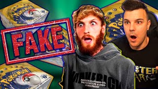 ESTAFAN 3500000 A LOGAN PAUL CON CARTAS POKEMON [upl. by Tudela685]