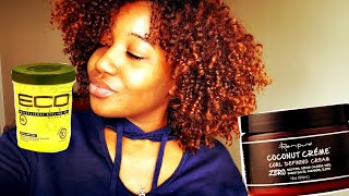 Renpure curl defining cremeCurly hair routine [upl. by Woodley]