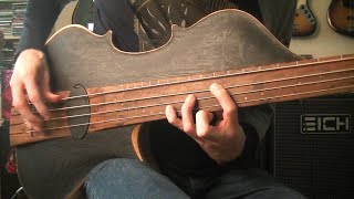 Funky Fretless Stradi Bass with Jack Irons on Drums [upl. by Enileqcaj204]