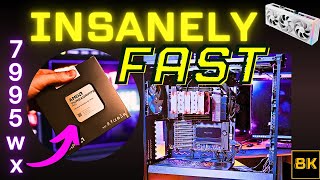 7995WX Threadripper Build  Worlds Fastest PC [upl. by Sidoon443]